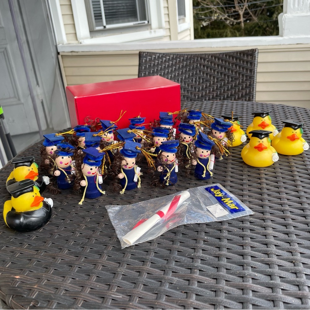 Handmade Graduation Girls and Graduation Rubber Ducks